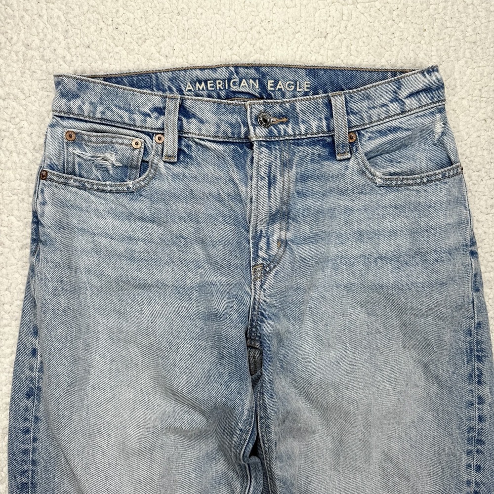 American Eagle‎ Barrel Jeans Women's 2 (29x26) Casual Streetwear Boho Wide Leg - Picture 2 of 12